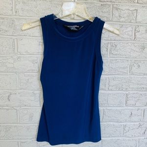 Norma Kamali navy blue top XS